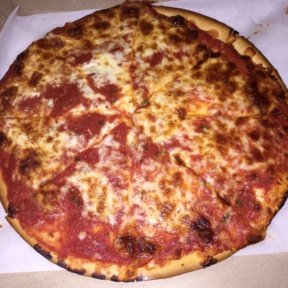 Gluten-free pizza from Bleecker Street Pizza